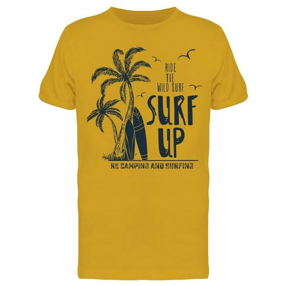 Ride The Wild Surf T-Shirt Men -Image by Shutterstock, Male Small