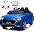 thumbnail image 1 of 12V Ride on Cars Kids for Boys Girls, Licensed Audi SQ8 Ride on Toys with Remote Control, Battery Powered Kids Electric Car Vehicle with Music, LED Lights, 3 Speed, 4 Wheeler, Blue, 1 of 10