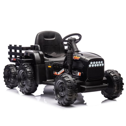 Ride on Tractor2.0 with Trailer,24V Battery Powered Electric Tractor