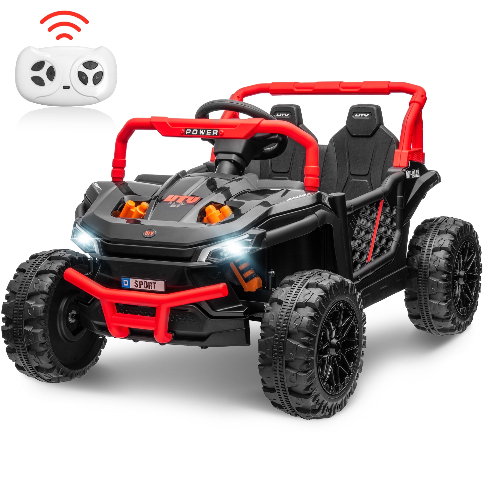 Ride on UTV Truck Car for Kids, 12V Battery Powered Ride on Toys Cars