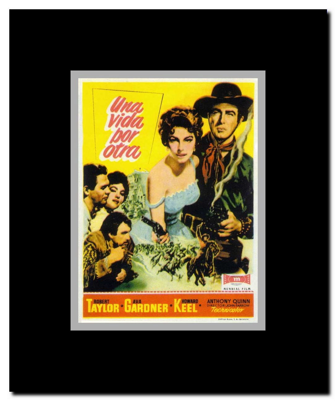 Ride Vaquero! Framed Movie Poster