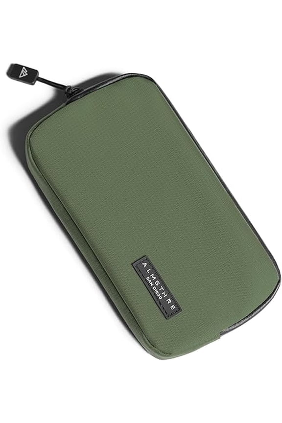 Ride Wallet 7x4 - Hunter Green | Waterproof Cycling Wallet for Phone, Cards & Essentials | Durable Ripstop Nylon Fits Most Phones & Passports | Secure Storage for Biking & Travel