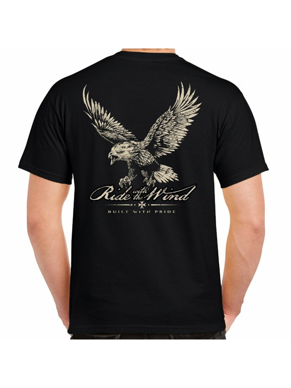 Ride With the Wind Eagle Graphic T-Shirt