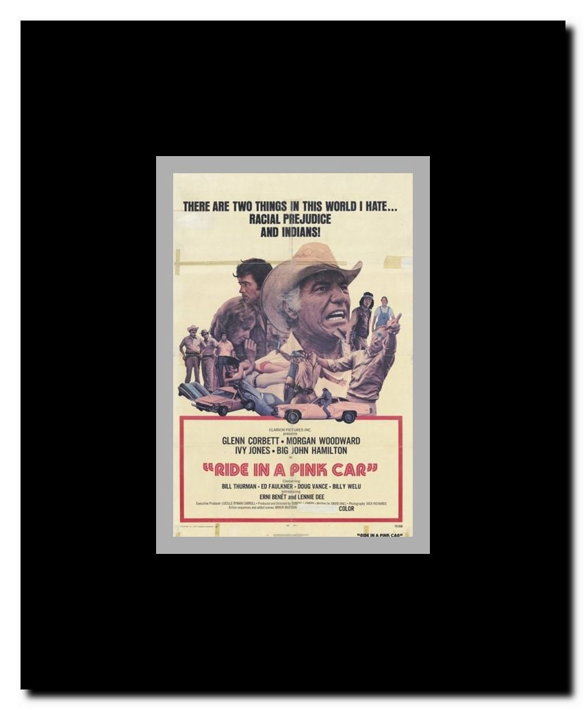 Ride in a Pink Car Framed Movie Poster