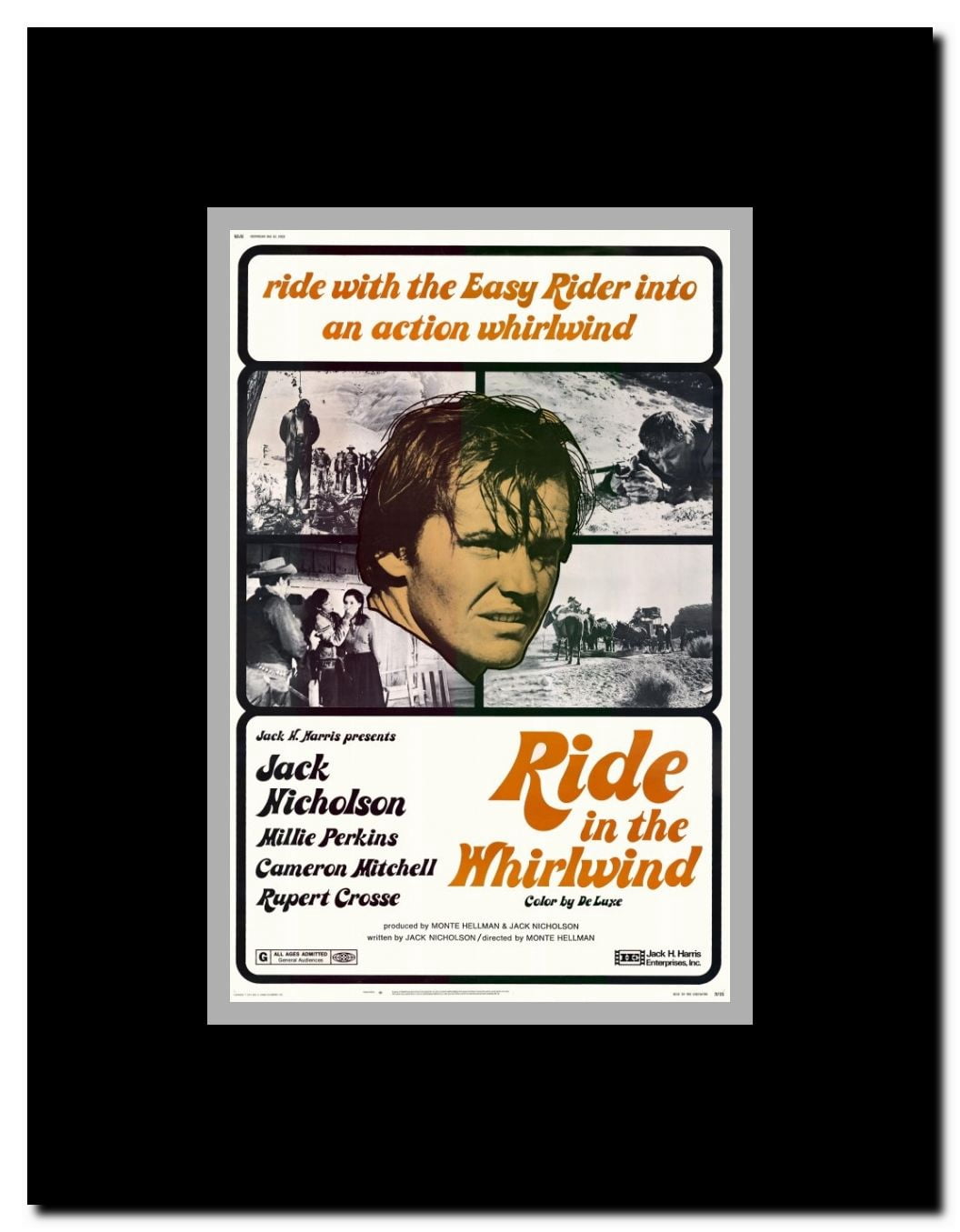 Ride in the Whirlwind Framed Movie Poster
