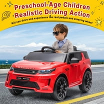 Ride on Car for Kids 12V Power Battery Electric Vehicles Licensed Land Rover Ride On Truck w/Parent Remote Control, MP3 Player, Rocking, Pull Rod