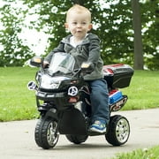 Ride on Toy, 3 Wheel Motorcycle Trike for Kids by Rockin' Rollers – Battery Powered Ride on Toys for Boys and Girls, 2 - 5 Year Old - Black FX
