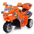 thumbnail image 1 of Ride on Toy, 3 Wheel Motorcycle Trike for Kids by Rockin' Rollers – Battery Powered Ride on Toys for Boys and Girls, 2 - 5 Year Old - Orange FX, 1 of 2