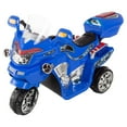 thumbnail image 1 of Lil’ Rider 3-Wheel Battery-Powered Electric Motorcycle for Kids 3-6, Blue, 1 of 8