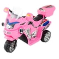 thumbnail image 1 of Lil’ Rider Electric Motorcycle for Kids - 3-Wheel Battery-Powered Toy Motorcycle for Kids Ages 3 to 6, (Pink), 1 of 7