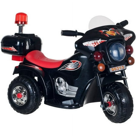 Ride on Toy, 3 Wheel Motorcycle for Kids, Battery Powered Ride On Toy by Lil? Rider ? Ride on Toys for Boys and Girls, Toddler - 4 Year Old, Black