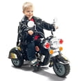 thumbnail image 1 of Lil' Rider Ride-On Electric Motorcycle for Kids with Flame Decals (Black), 1 of 8