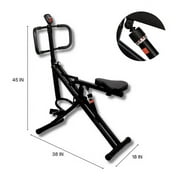 Ride to Fitness Excellence Total Crunch Power Rider - Home Gym Workout Machine for Cardio, Core, and Glutes - Ideal for Abdominal and Squat Training