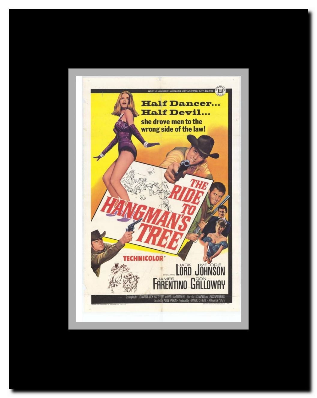 Ride to Hangmans Tree Framed Movie Poster