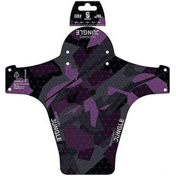 RideGuard PF1 - Front MTB Mudguard Mountain Bike Fender. Fits 24”, 26”, 27.5”, 29”, Plus Size and Fat Bikes. UK Made 100% Recycled Plastic Waste 100% Recyclable.