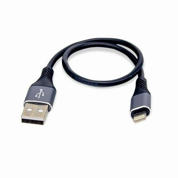 RidePower RPUSBLHT12 12' USB male to Lightning Male Phone Charging Cable