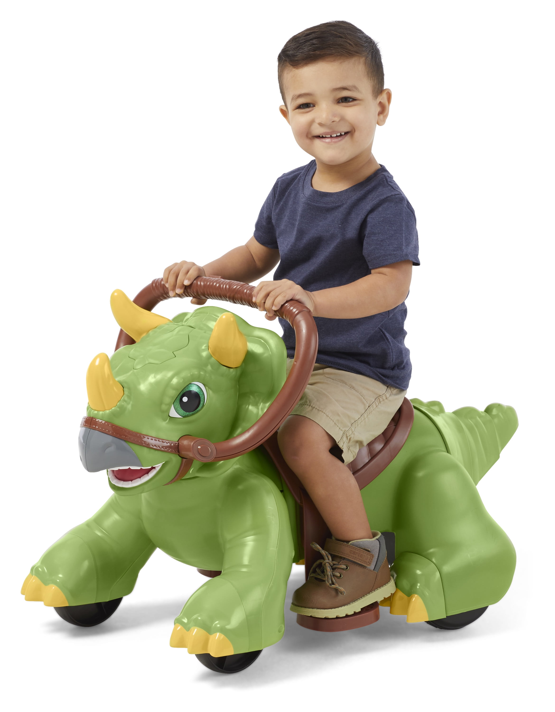 Ride On Toys Black Friday Deals Rideamals Dinosaur Ride-On Toy by Kid Trax, powered rechargeable