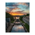 thumbnail image 1 of Rideau Canal Sunset, Ottawa - Ottawa Ontario Canada Photography Sunset Cityscape Bridge Architecture Scenic Travel Poster Unframed Wall Art Print 9 x 12 inches, 1 of 13