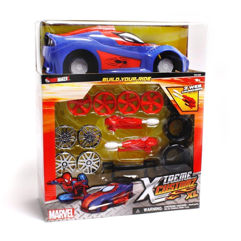 Ridemakerz Spiderman Xtreme Customz XL Hero Kit, Blue and Red