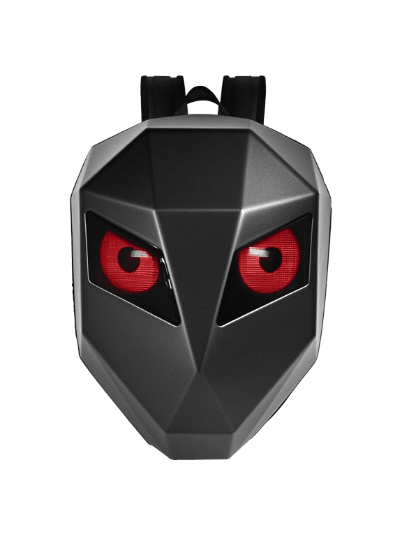 Rider/Biker Backpack LED backpack expandable storage helmet,motorcycle backpack Cyberpunk style,LED display customizable smartphone-operated LED design