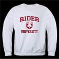 thumbnail image 1 of Rider University Broncos Seal Crewneck Sweatshirt, White - Extra Large, 1 of 1