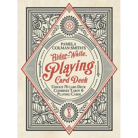 Rider Waite Playing Card Deck: 78-Card Poker Deck, Illustrated with Pamela Colman Smith Rider-Waite Tarot Images, Combin, (Hardcover)