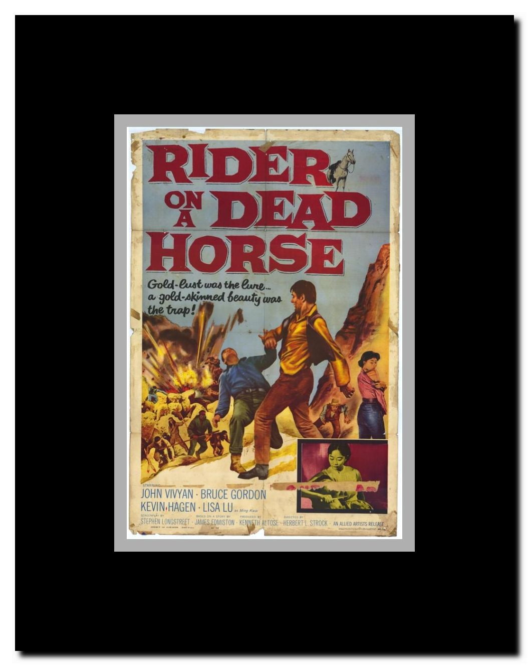 Rider on a Dead Horse Framed Movie Poster