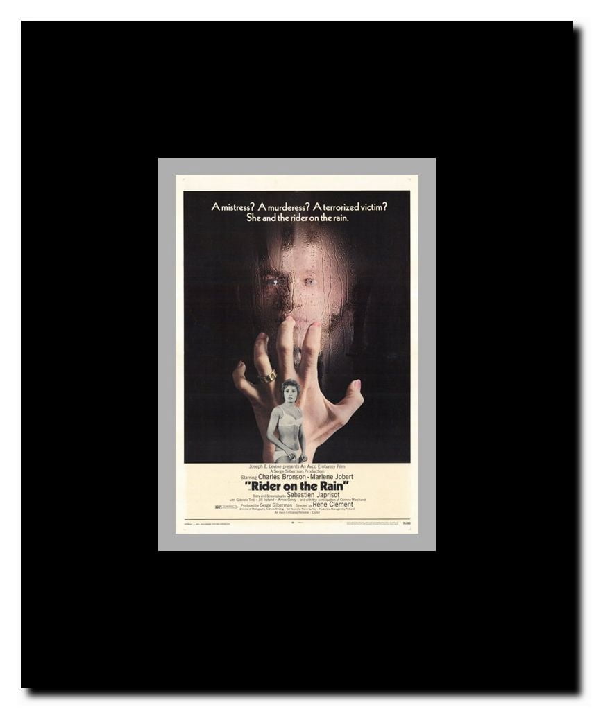 Rider on the Rain Framed Movie Poster