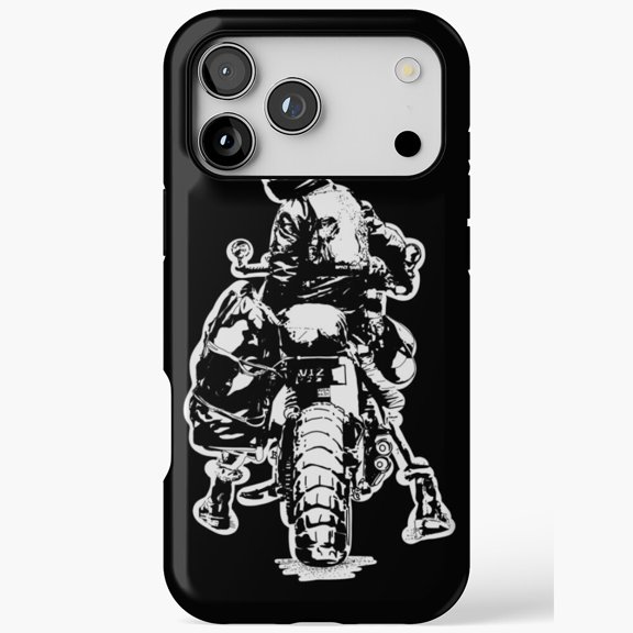 Rider's Edge Motorcycle Biker Art for iPhone Case 11 to 17 Pro Max