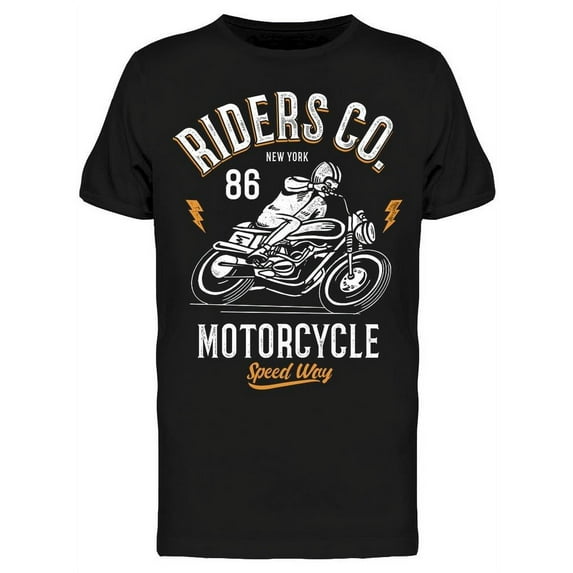 Riders Co. Design T-Shirt Men -Image by Shutterstock, Male Small