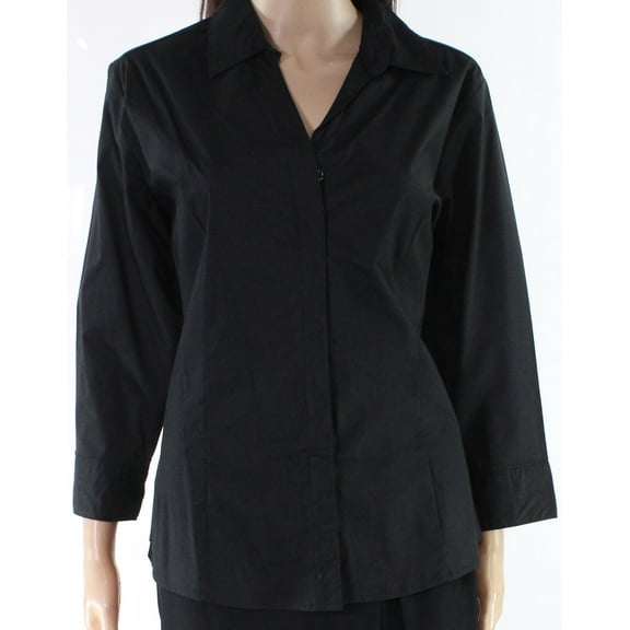 Riders by Lee® Indigo Easy Care 3/4 Sleeve Woven Shirt