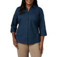 thumbnail image 1 of Riders by Lee® Indigo Plus Easy Care 3/4 Sleeve Woven Shirt, 1 of 4