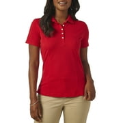 LEE RIDERS Riders by Lee® Indigo Short Sleeve Polo Shirt