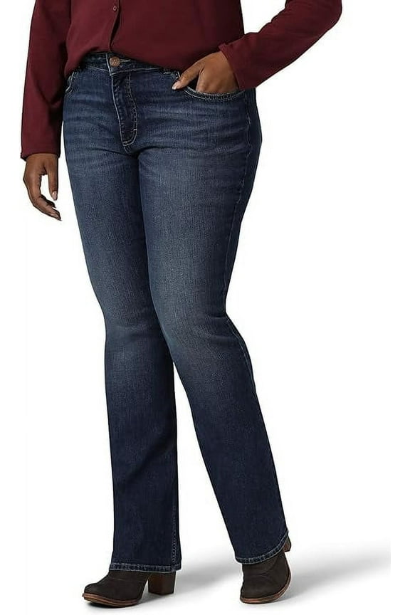 Riders by Lee Indigo Women's Midrise Bootcut Jean 6