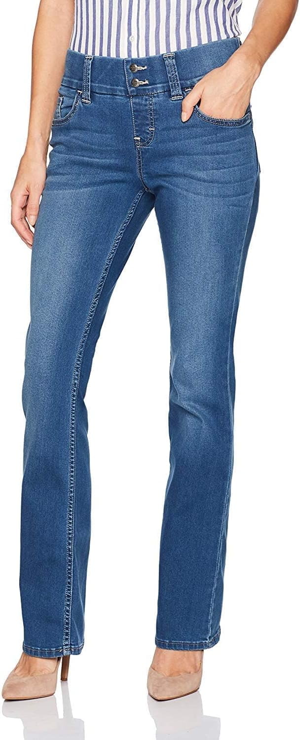 Riders by lee indigo women's pull on waist smoother bootcut online