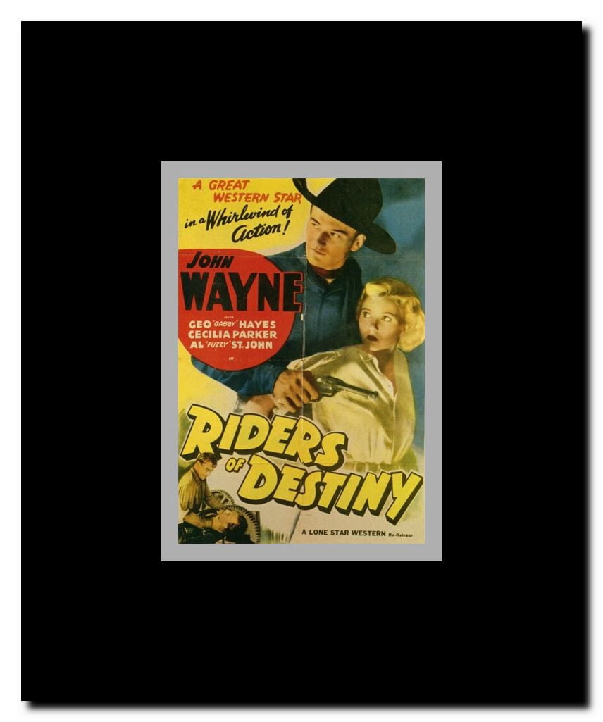 Riders of Destiny Framed Movie Poster