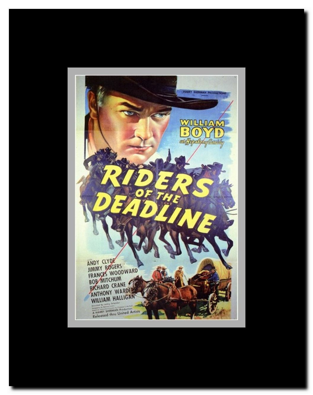 Riders of the Deadline Framed Movie Poster