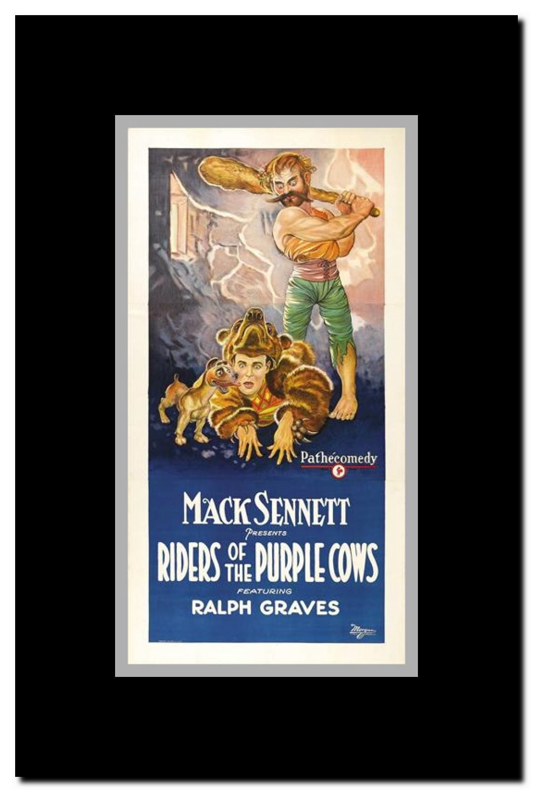 Riders of the Purple Cows Framed Movie Poster