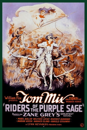 Riders of the Purple Sage (DVD), Sinister Cinema, Western