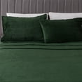 thumbnail image 1 of Ridge & Cove Velvet Plush Fleece Solid Sheet Set, CalKing, 4 Pieces, 1 of 5