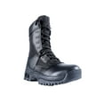 thumbnail image 1 of Ridge Men 8" Waterproof Leather Non-Slip Tactical Military Work Black Shoe Boot - Size 7.5W, 1 of 5