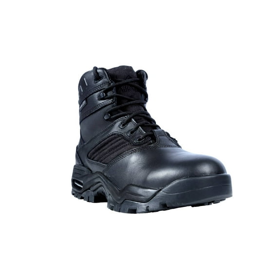 Ridge Footwear Men's Ultimate Mid Zipper 6" Leather Boot Rip-Stop Nylon Waterproof - Size 9W