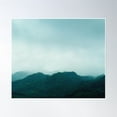 thumbnail image 1 of Ridge In The Mist Poster Wall Art, Modern Wall Decor, 24x36 UNFRAMED, 1 of 3