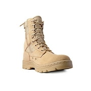 Ridge Men 8 Suede Leather غير قابل للانزلاق العمل العسكري التكتيكي حذاء رملي ، S6.5W