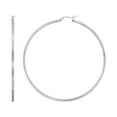 thumbnail image 1 of Ridge Textured Hoop Earrings in Sterling Silver, 1 of 2