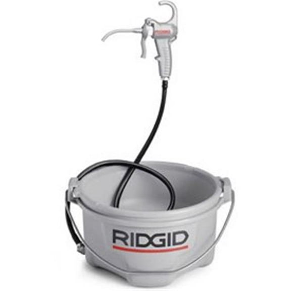Ridge Tool 534468 Model No.418 Hand Operated Oiler with 1 gal Premium Thread Cutting Oil & Resevoir
