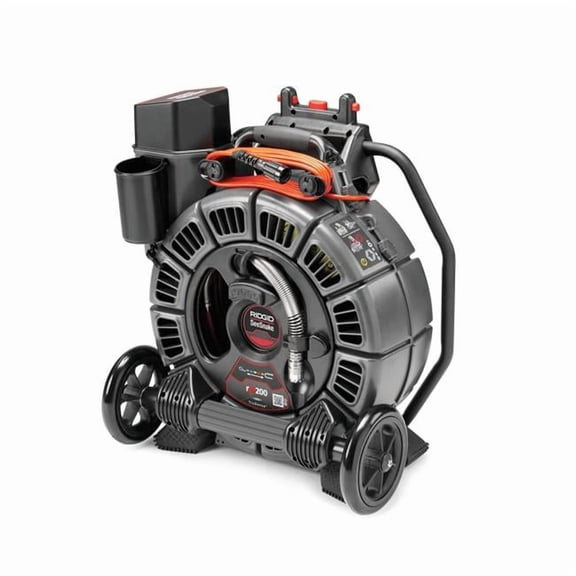 Ridge Tool 63658 200 ft. Seesnake RM200A Reel with Self-Leveling Camera Powered & Trusense