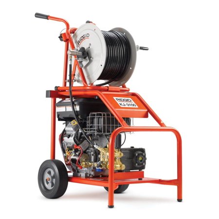 Ridge Tool Company Model KJ-3100 Water Jetters, 2 in-10 in Pipe Dia. - 1 EA (632-37413)
