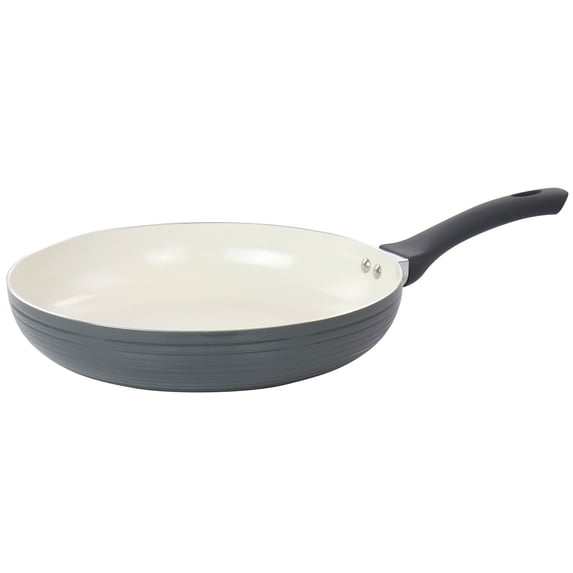 Ridge Valley 12 Inch Aluminum Nonstick Frying Pan in Grey