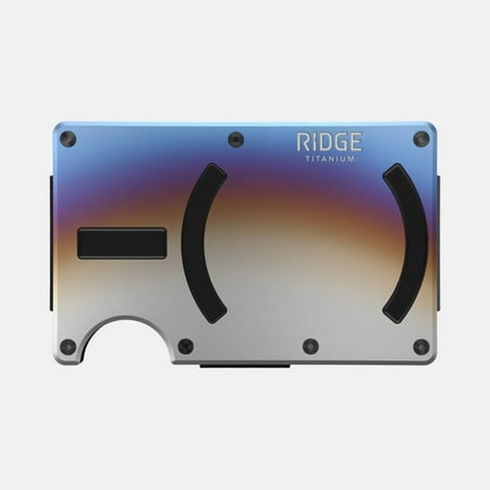 The Ridge Wallet - MAGSAFE WALLET - Titanium - Burnt